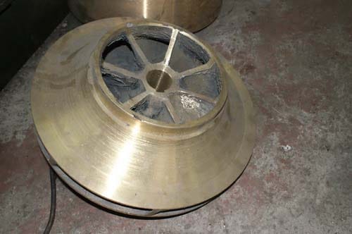 Roue de pompe en bronze