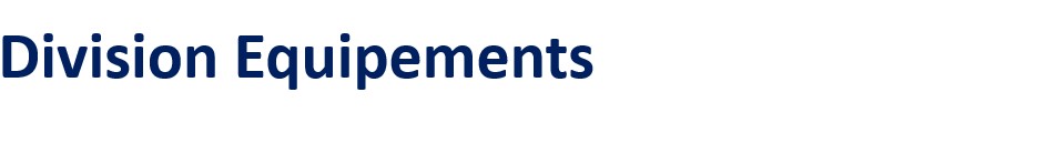 Division equipements 1